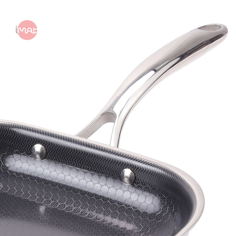 Chảo vuông iMat Hybrid lòng đen