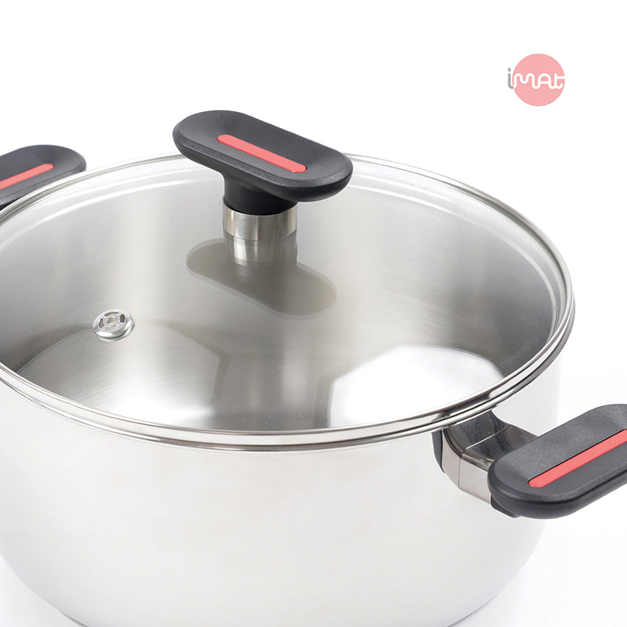 Bộ 5 nồi chảo iNox - Không phủ lớp chống dính