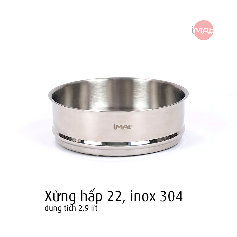 Bộ 5 nồi chảo iMat Hybrid lòng xanh