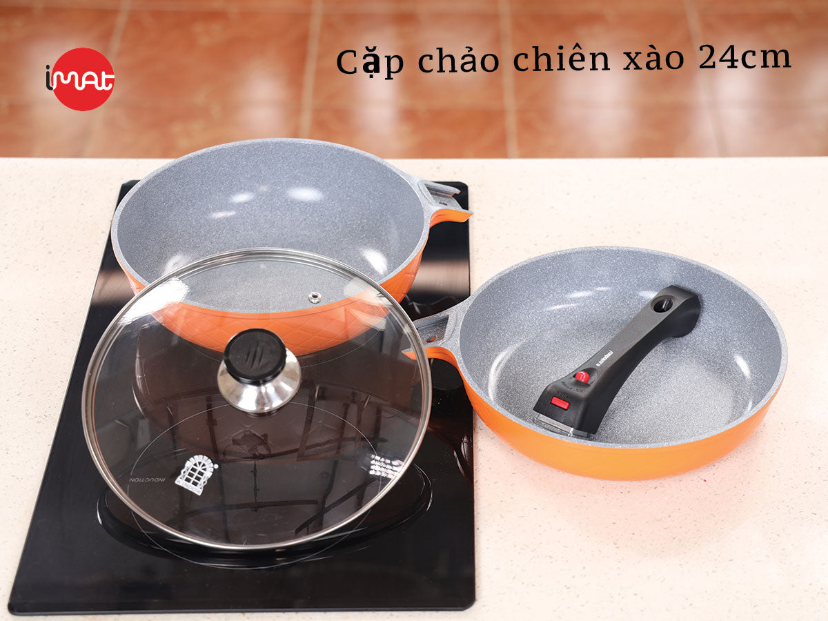 Combo chiên xào 24 E.window cán rời 4 hướng - Hàn Quốc