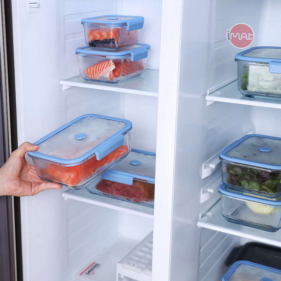 Bộ hộp thuỷ tinh chân không VACU 6 món có bơm