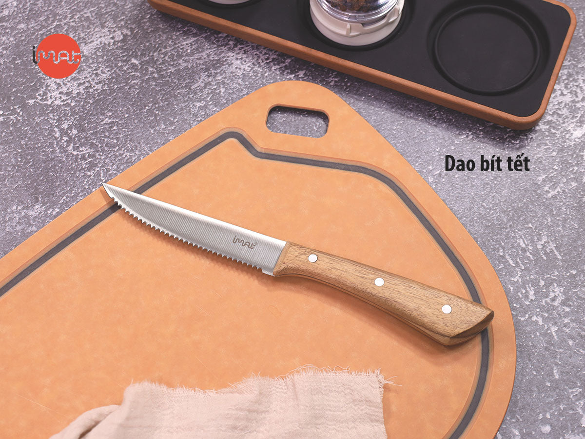 Bộ 4 dao cán gỗ nhà bếp