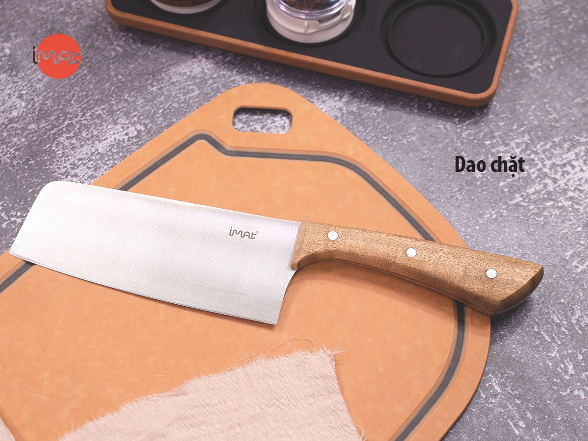 Bộ 4 dao cán gỗ nhà bếp