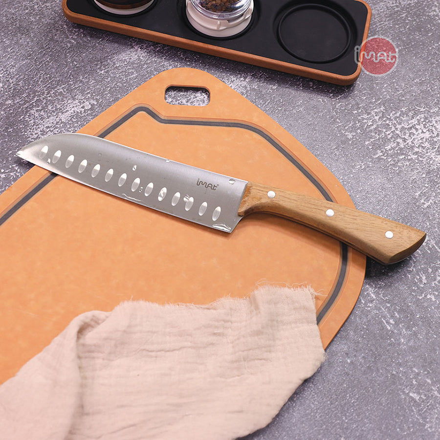 Dao Santoku 7" cán gỗ iMat