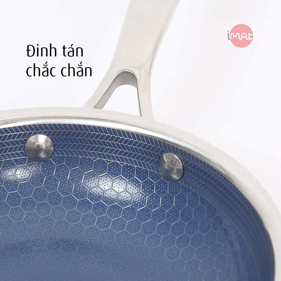 Chảo đa năng iMat Hybrid lòng xanh