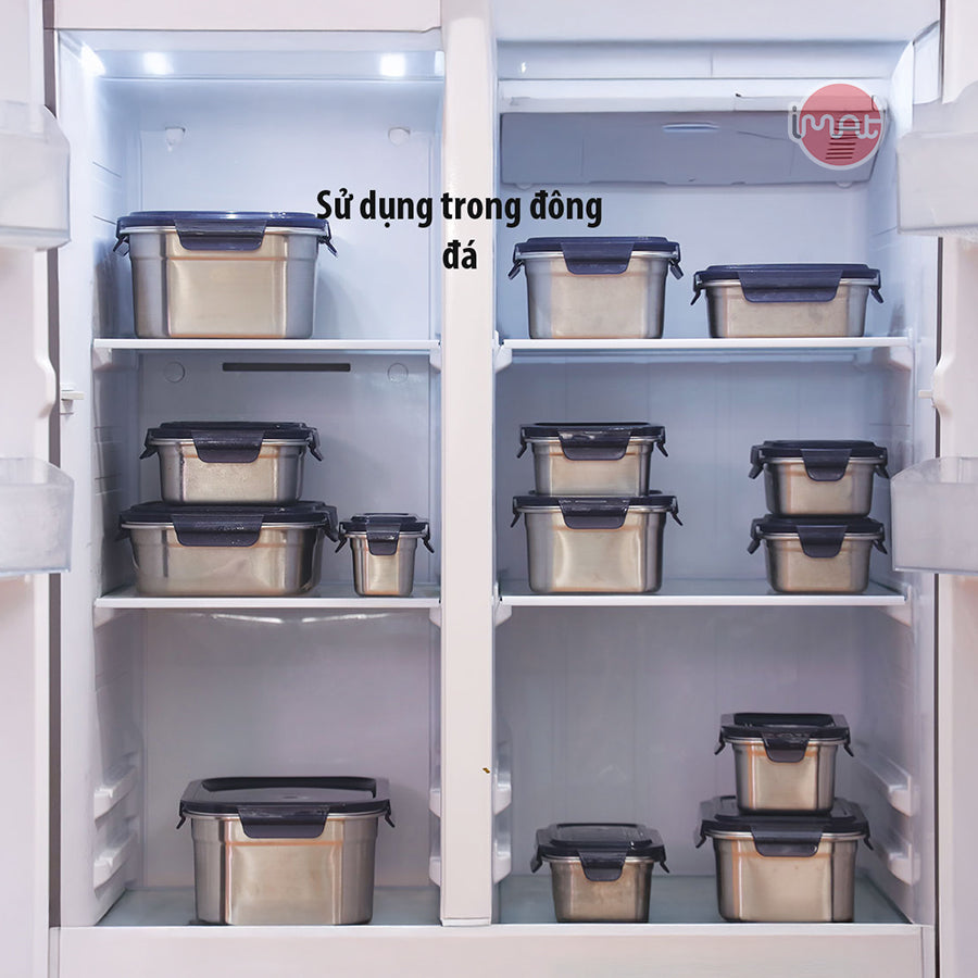 Bộ 4 hộp CAO inox dùng vi sóng