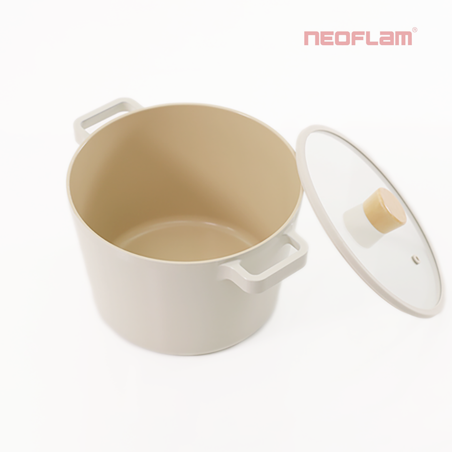 Nồi Fika Hàn Quốc, tráng gốm chống dính, đáy từ