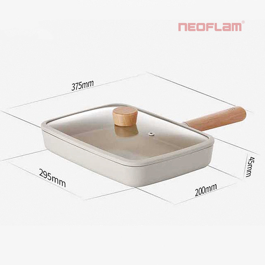 Chảo chữ nhật đa năng Fika brunch 29cm