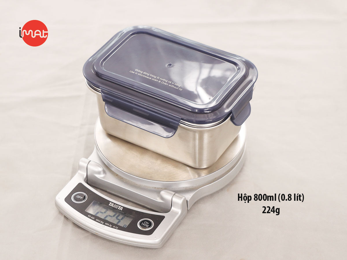 Bộ 3 hộp inox dùng vi sóng