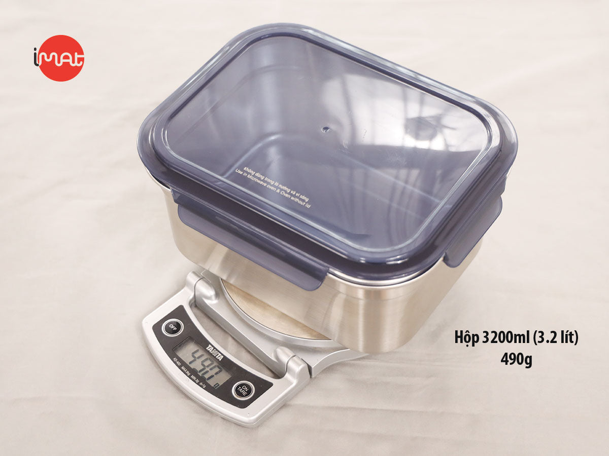 Bộ 2 hộp inox dùng vi sóng