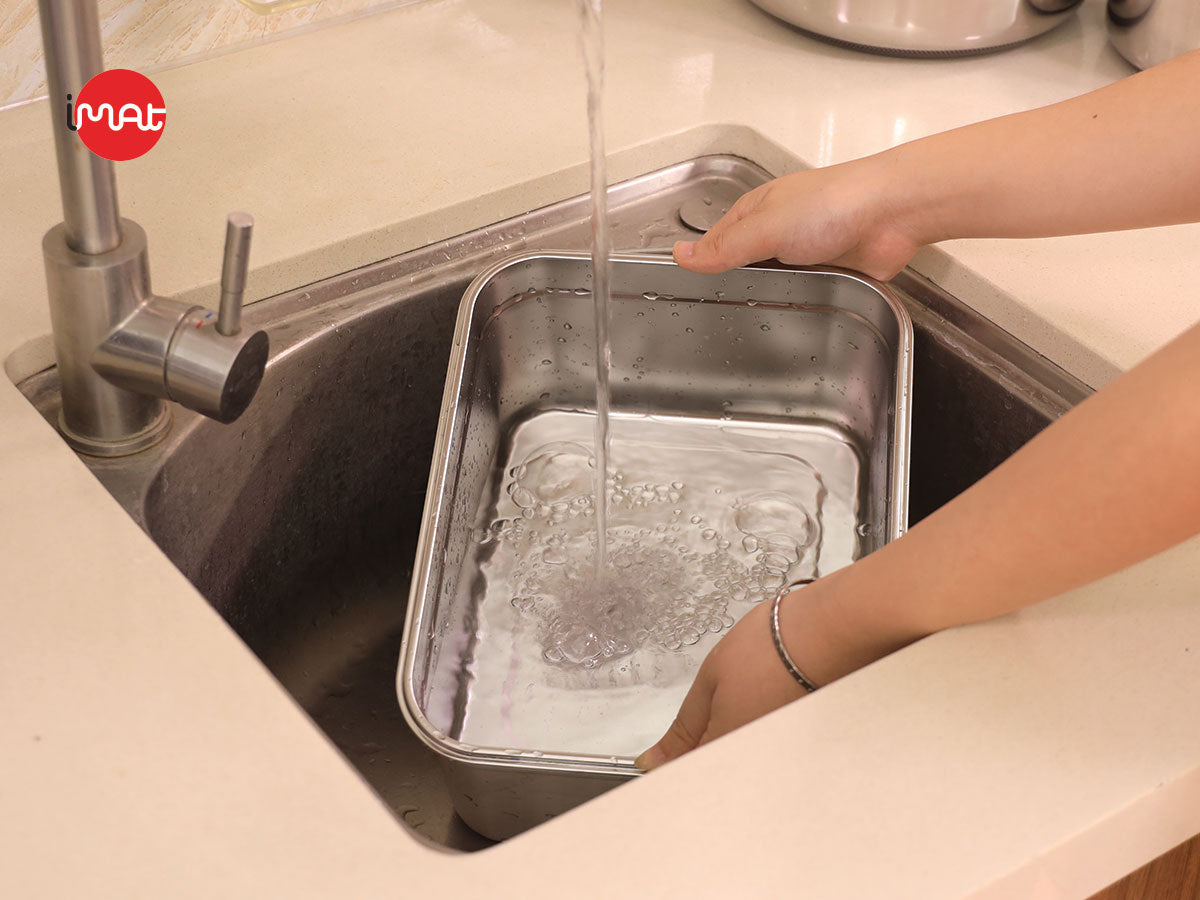 Bộ 2 hộp inox dùng vi sóng