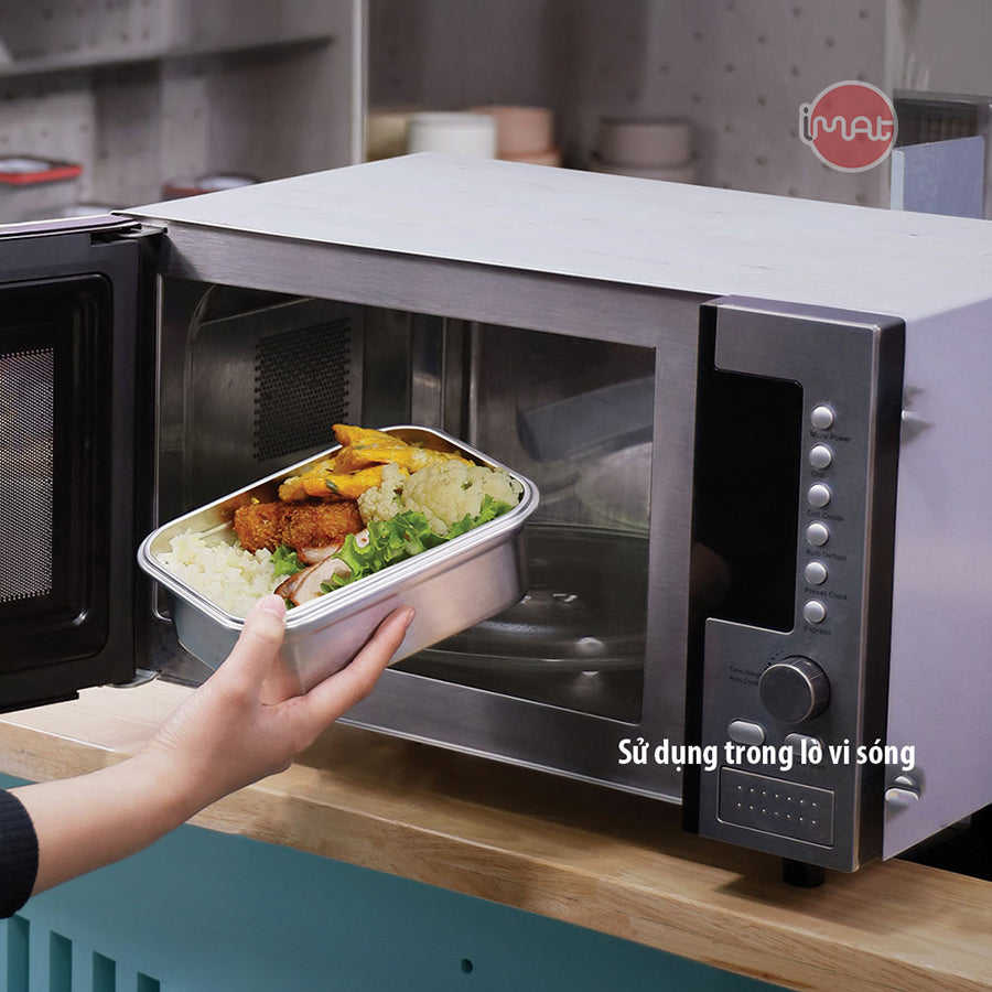 Bộ 4 hộp CAO inox dùng vi sóng