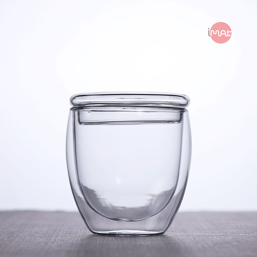 Bộ 4 cốc thuỷ tinh hai thành MEG