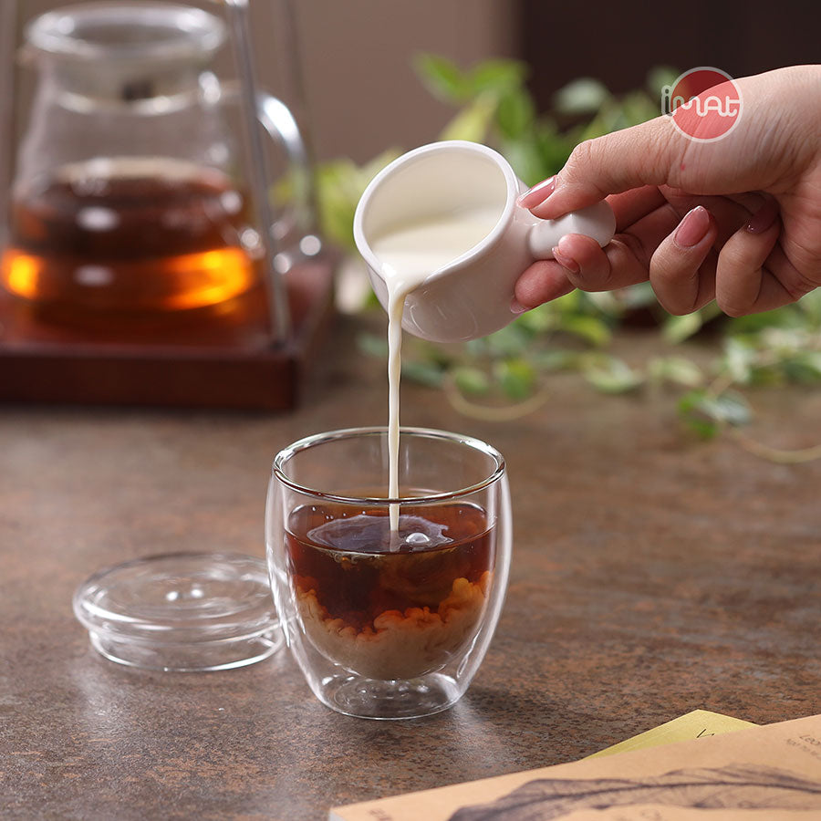 Bộ 4 cốc thuỷ tinh hai thành MEG