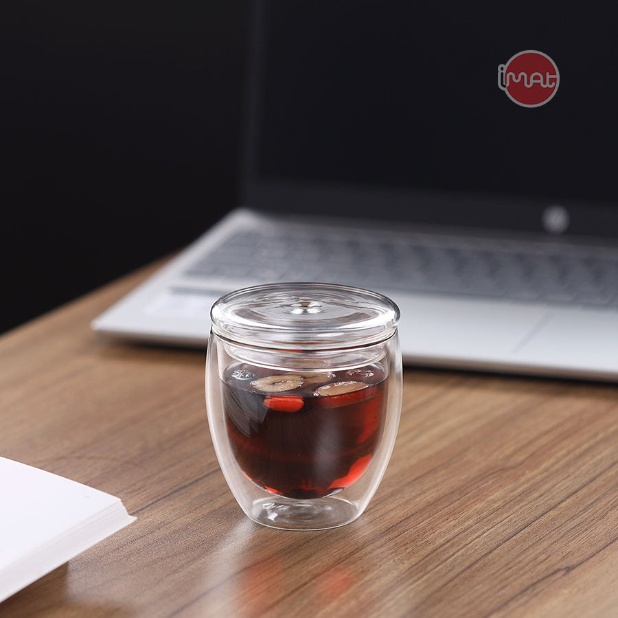 Bộ 4 cốc thuỷ tinh hai thành MEG