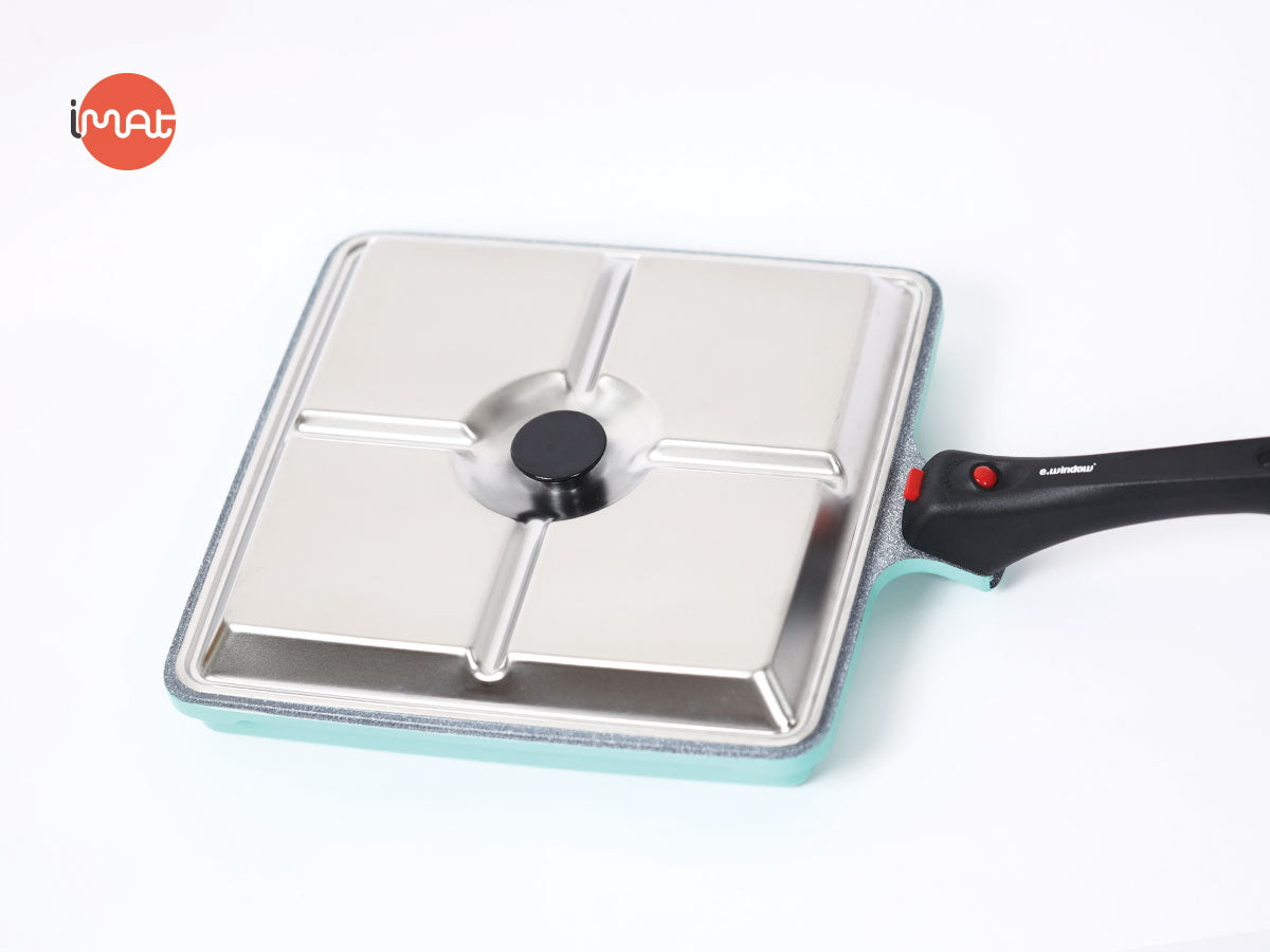 Nắp chảo vuông cán rời E-window