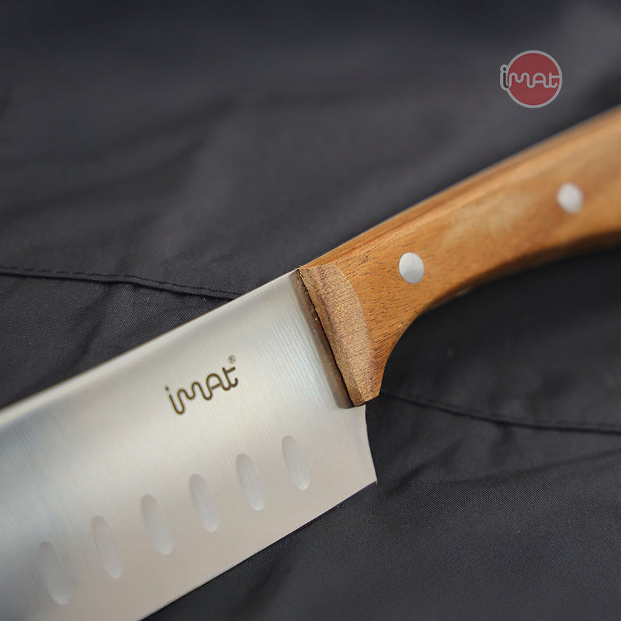 Dao Santoku 7" cán gỗ iMat