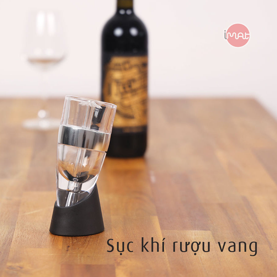 Phễu sục khí rượu vang iMat