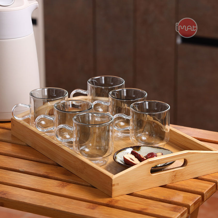 Bộ 6 cốc trà hai thành TATA