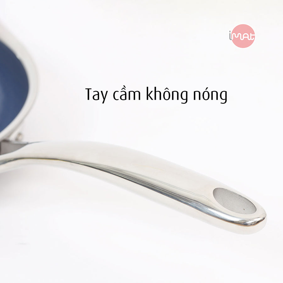 Chảo đa năng iMat Hybrid lòng xanh