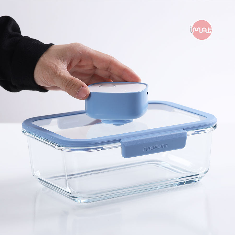 Bộ hộp thuỷ tinh chân không VACU 6 món có bơm