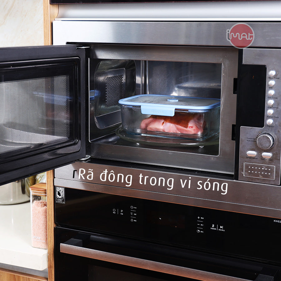 Bộ hộp thuỷ tinh chân không VACU 6 món có bơm