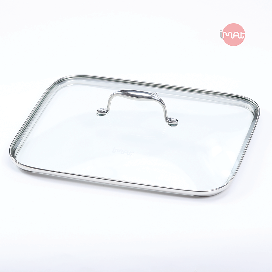 Vung thuỷ tinh cho chảo vuông đa năng 24 iMat Hybrid
