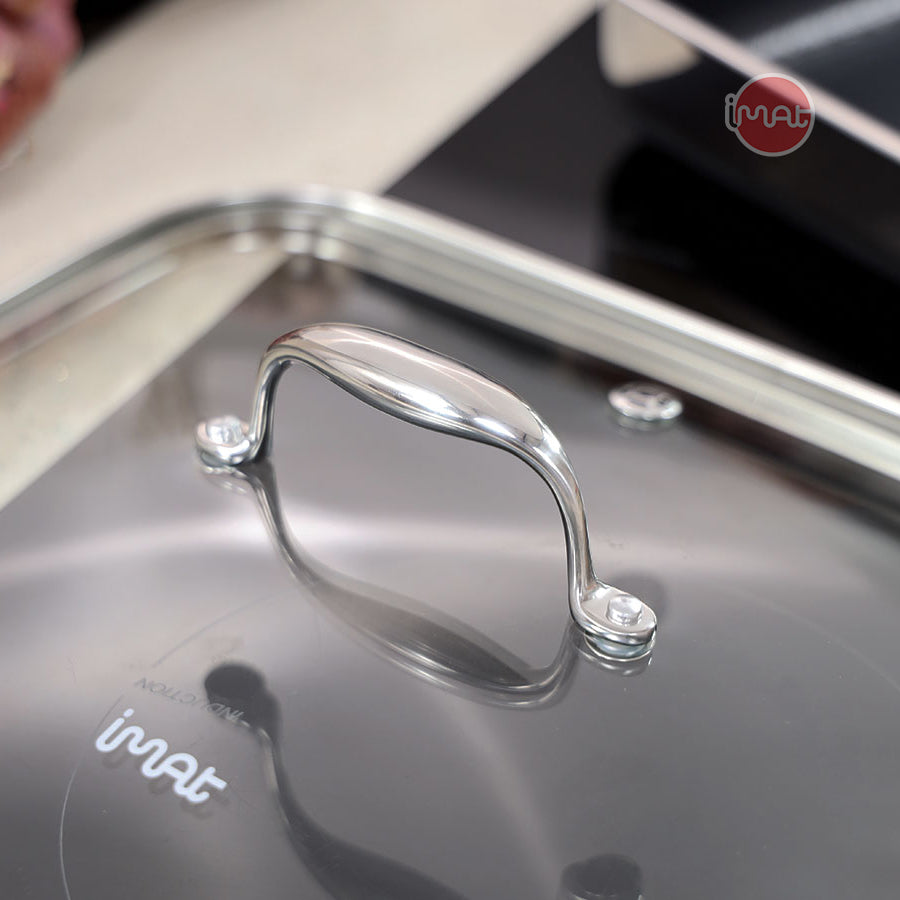 Vung thuỷ tinh cho chảo vuông đa năng 24 iMat Hybrid