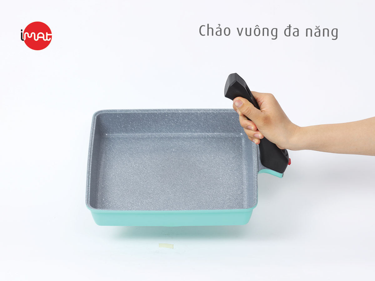 Combo vuông nướng 26 E.window cán rời 4 hướng - Hàn Quốc