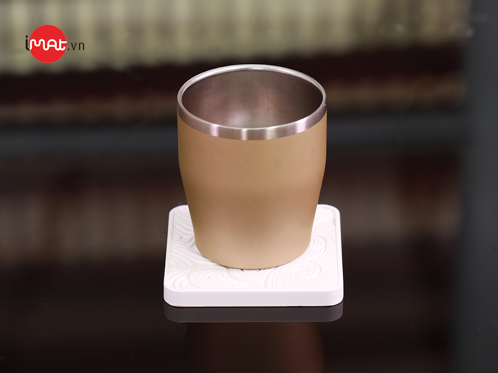 Lót ly cốc Diatomite vuông