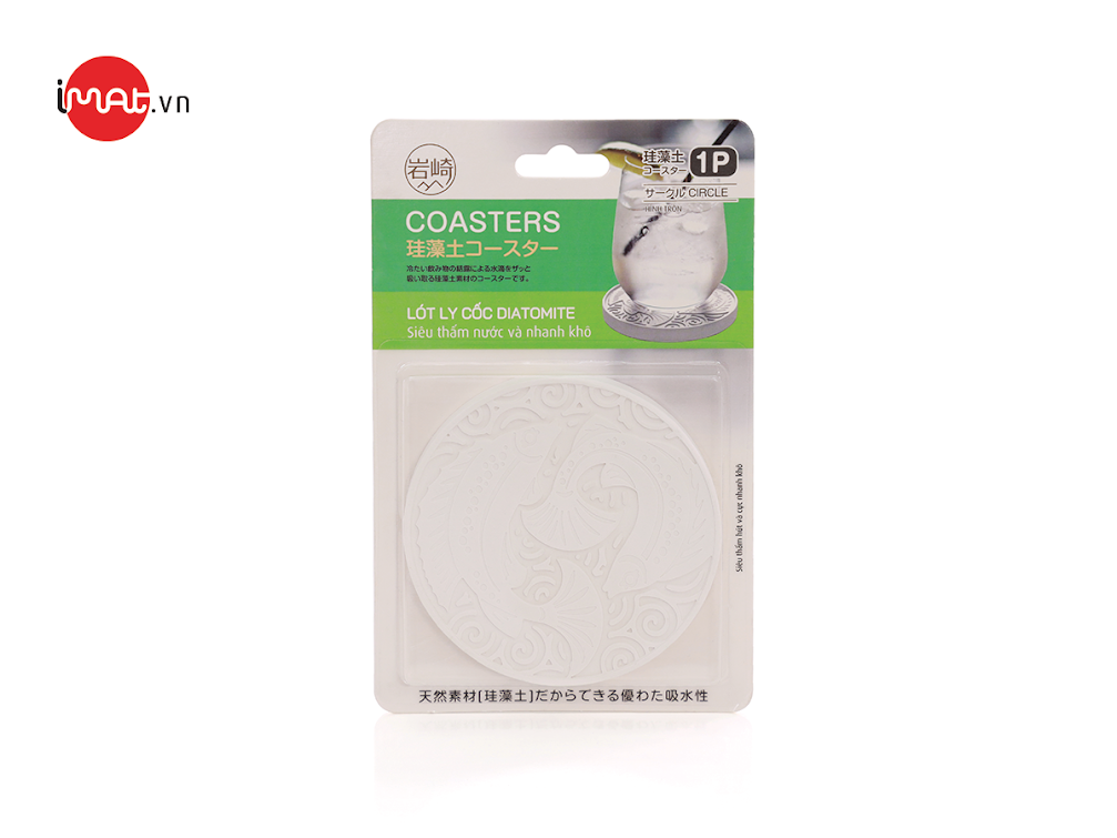 Lót ly cốc Diatomite tròn