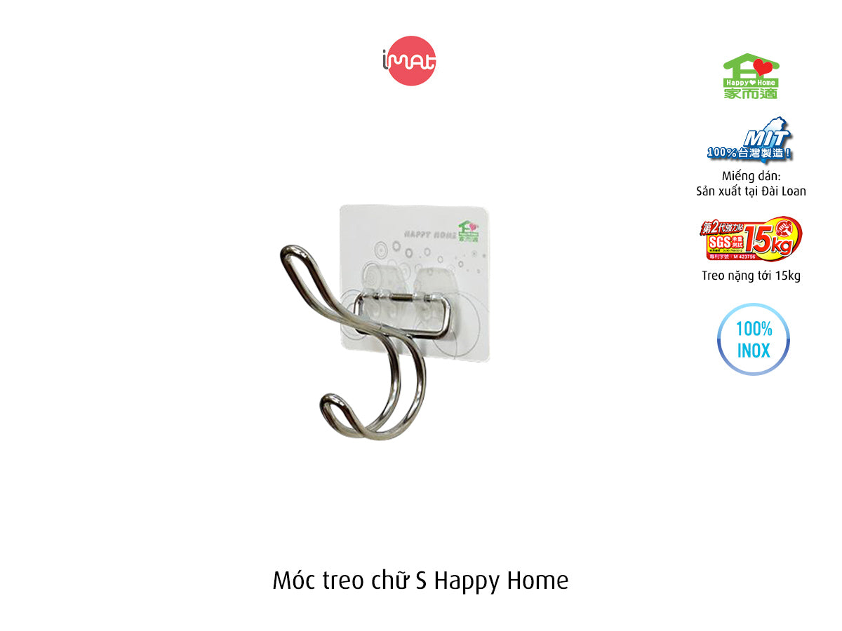 Móc treo chữ S Happy Home