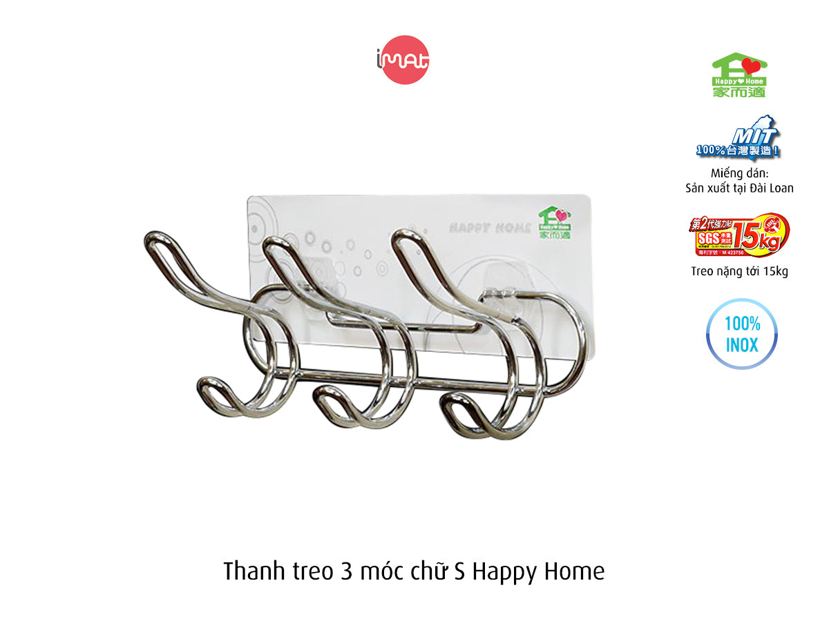 Móc treo chữ S Happy Home