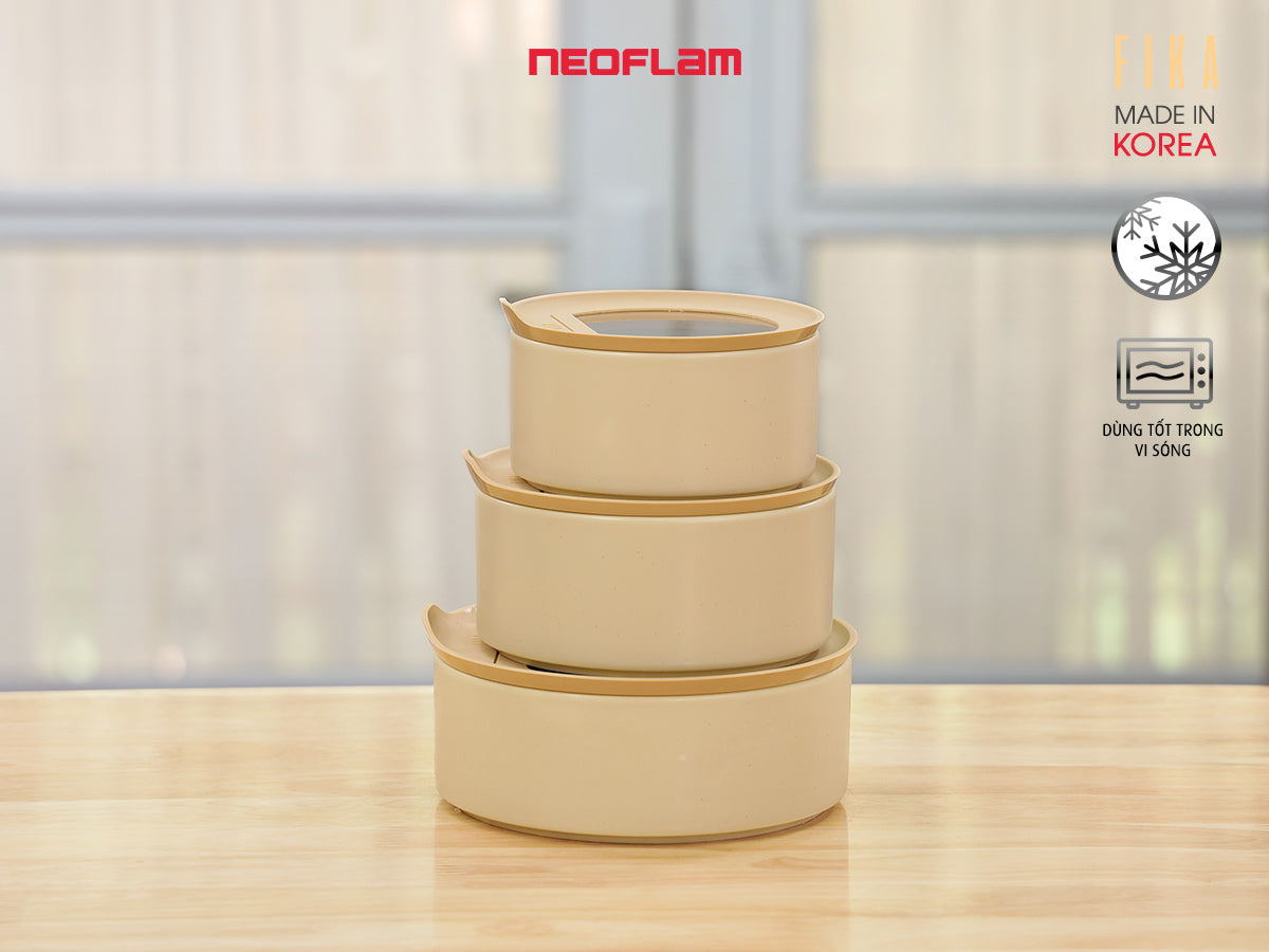 Bộ 3 Thố gốm Fika one