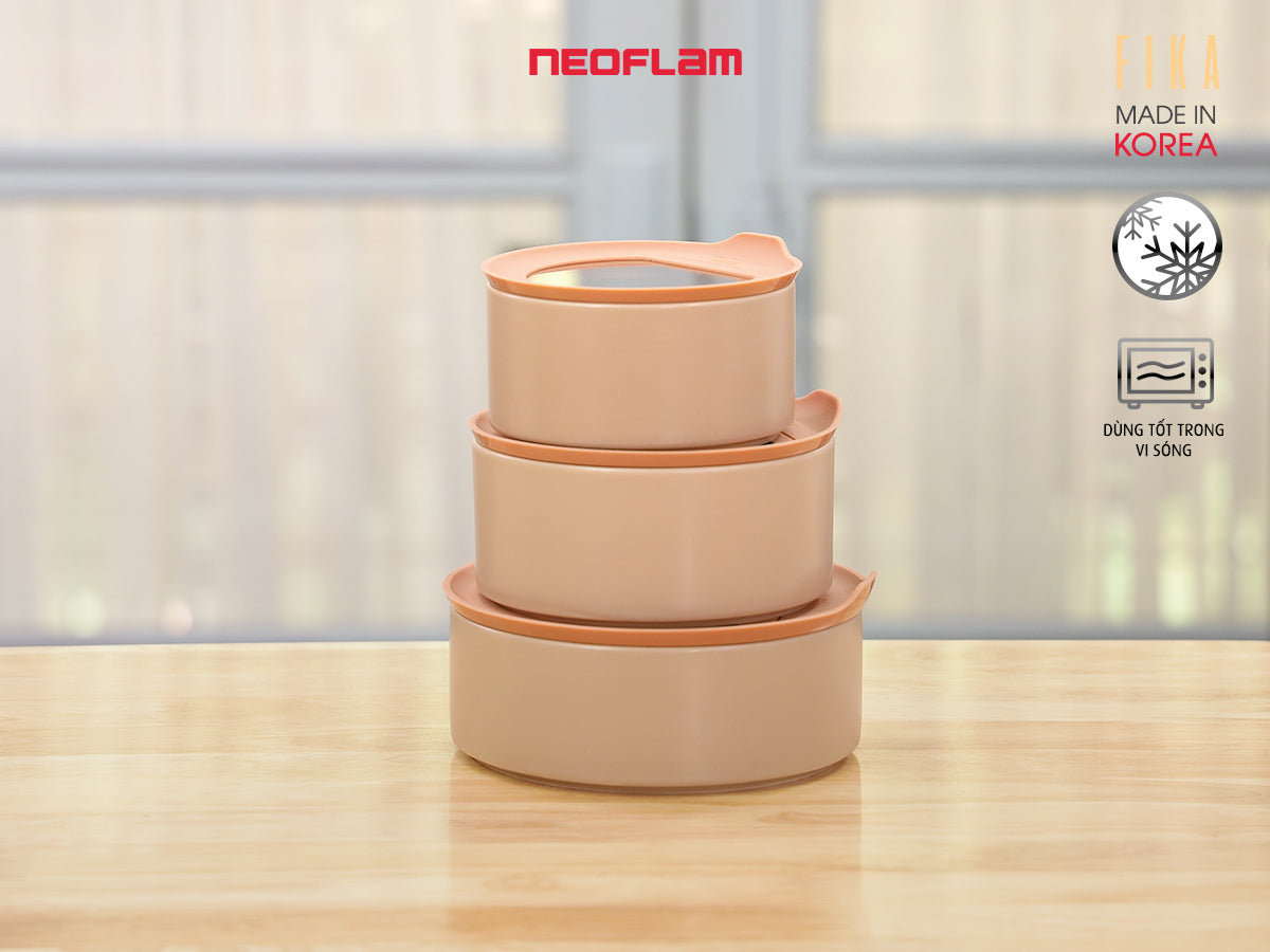 Bộ 3 Thố gốm Fika one