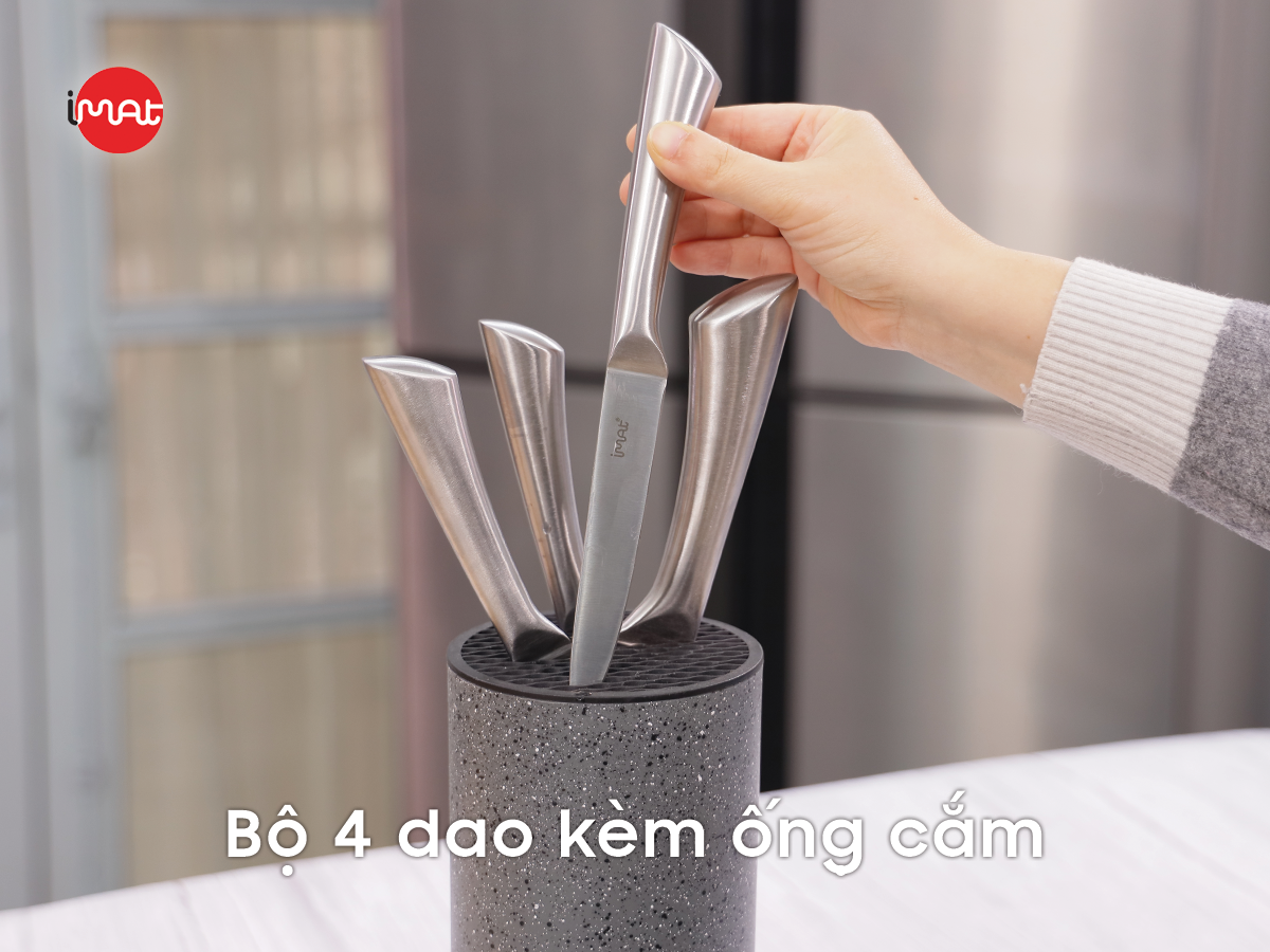 Bộ 4 dao thép không gỉ Neoflam