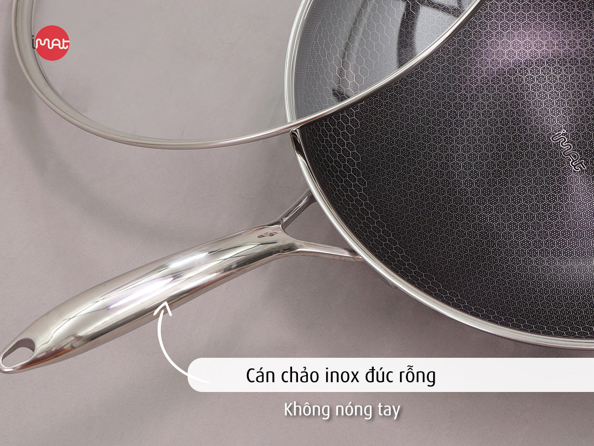 Chảo xào iMat Hybrid 30cm