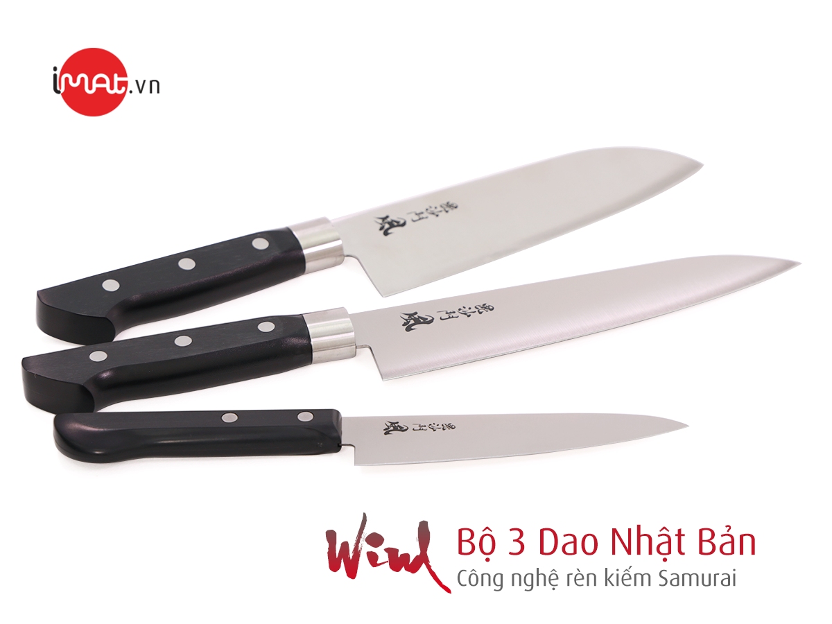 Combo 3 dao nhà bếp cao cấp Nhật Bản | WIND