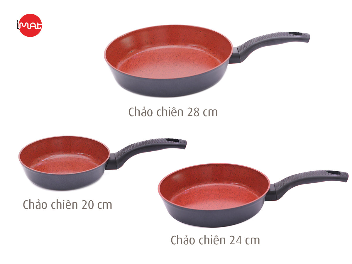 Chảo De chef chống dính Gốm - Made in Korea