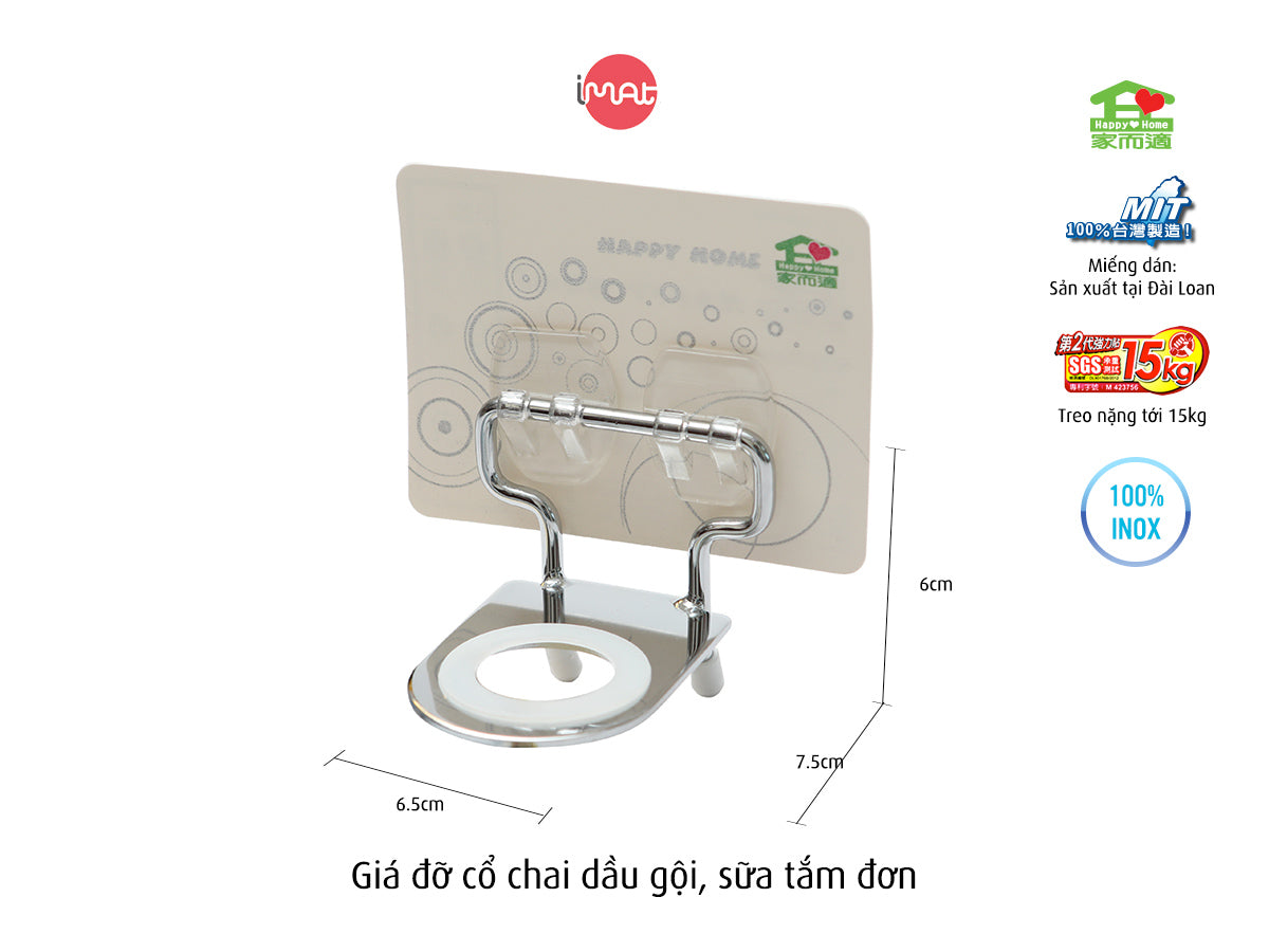 Giá đỡ cổ chai dầu gội, sữa tắm Happy Home