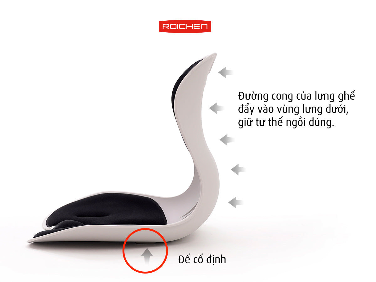 Combo Ghế chỉnh dáng ngồi đúng gia đình Roichen