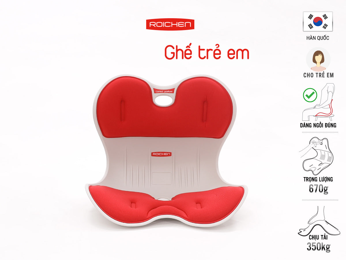 Combo Ghế chỉnh dáng ngồi đúng gia đình Roichen