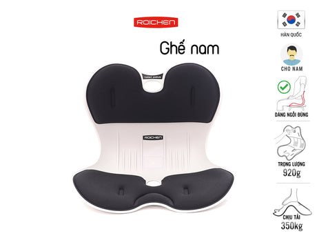 Combo Ghế chỉnh dáng ngồi đúng gia đình Roichen