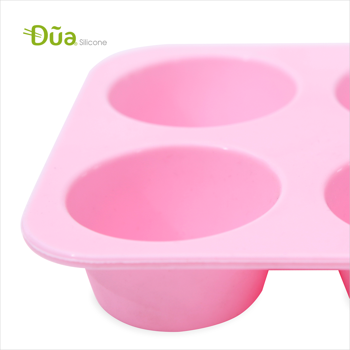 Khuôn 4 bánh cupcake tròn