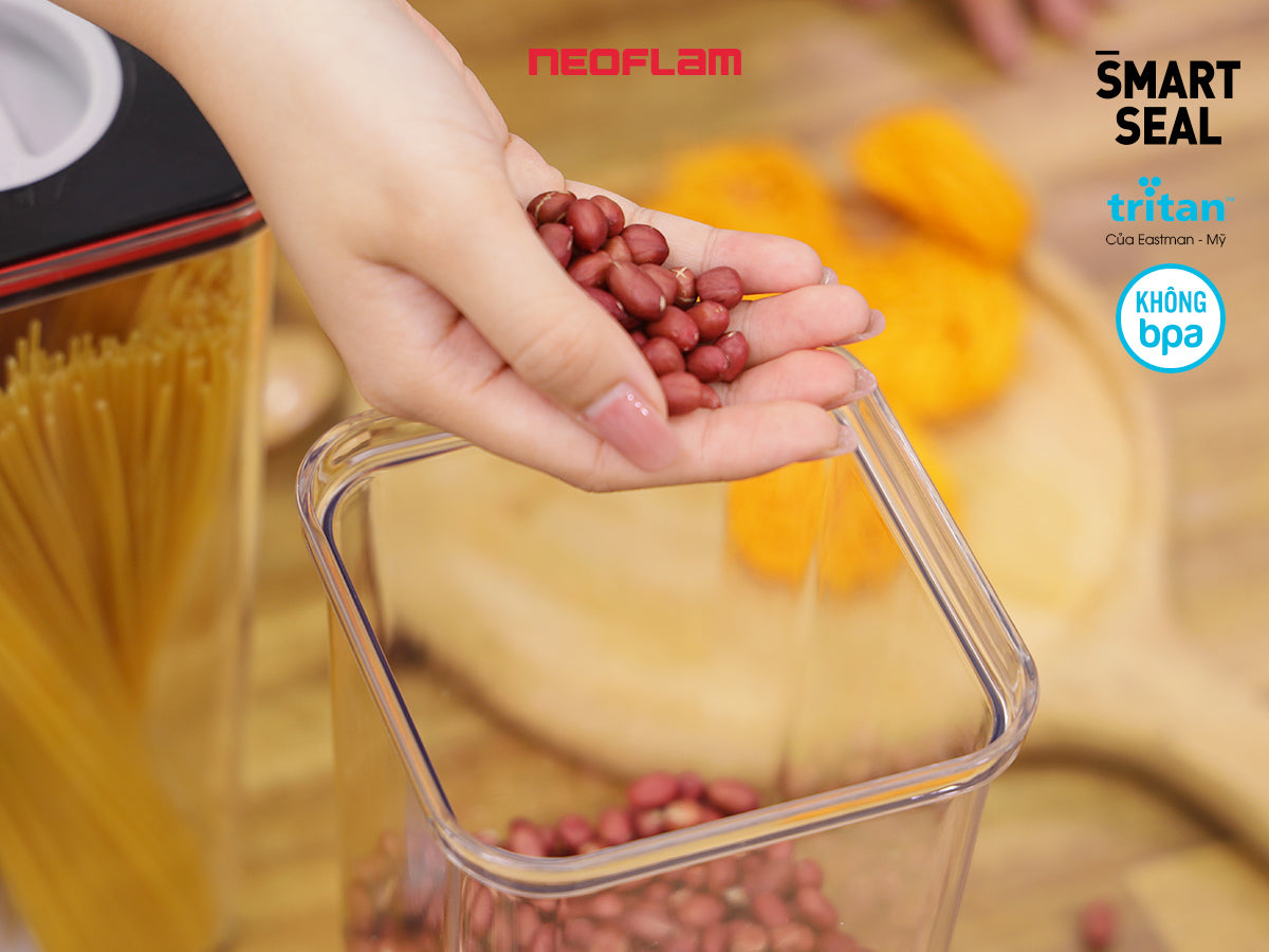 Hộp bảo quản thực phẩm nắp dễ mở Smart Seal bằng Tritan