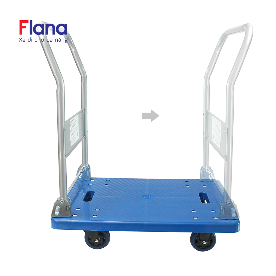 Xe đẩy hàng 4 bánh 150kg