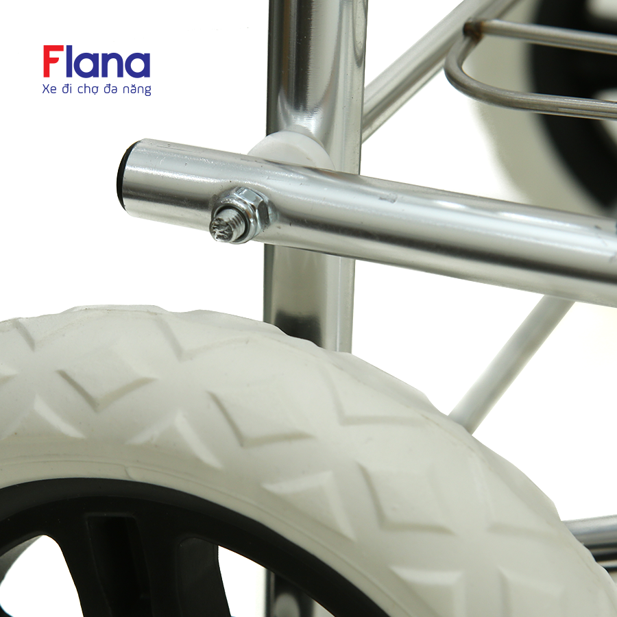 Xe đi chợ có giỏ Flana