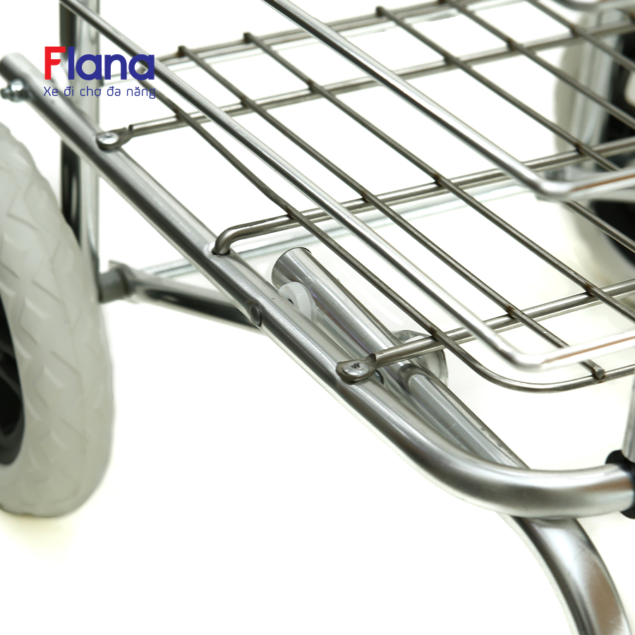 Xe đi chợ có giỏ Flana