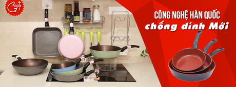 Chảo iMat Hybrid công nghệ kết hợp iNox và chống dính