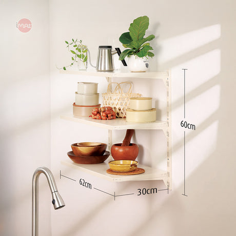 Kệ lắp ráp DIY 3 tầng mâm sắt